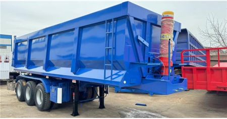 Tri Axle 60 Ton Tipper Semi  Trailer will export to Ghana