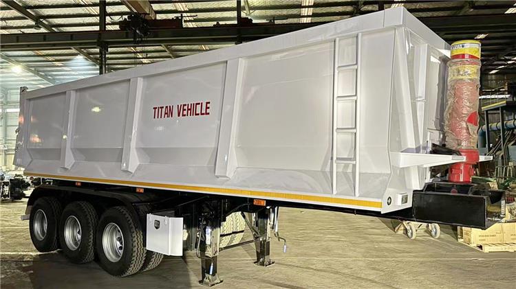 U Shape 30CBM Dump Semi Trailer for Sale In Nigeria