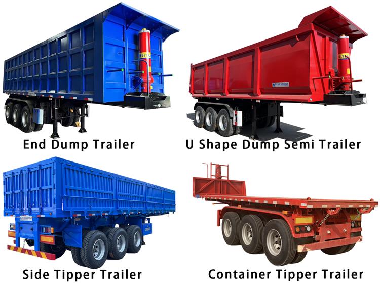 Semi Dump Trailer VS Dump Truck - What Are The Different Types of Semi Dump Trailer