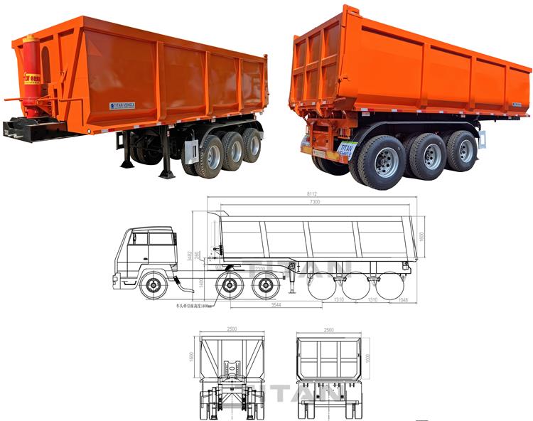 Semi Dump Trailer VS Dump Truck - What Are The Different Types of Semi Dump Trailer