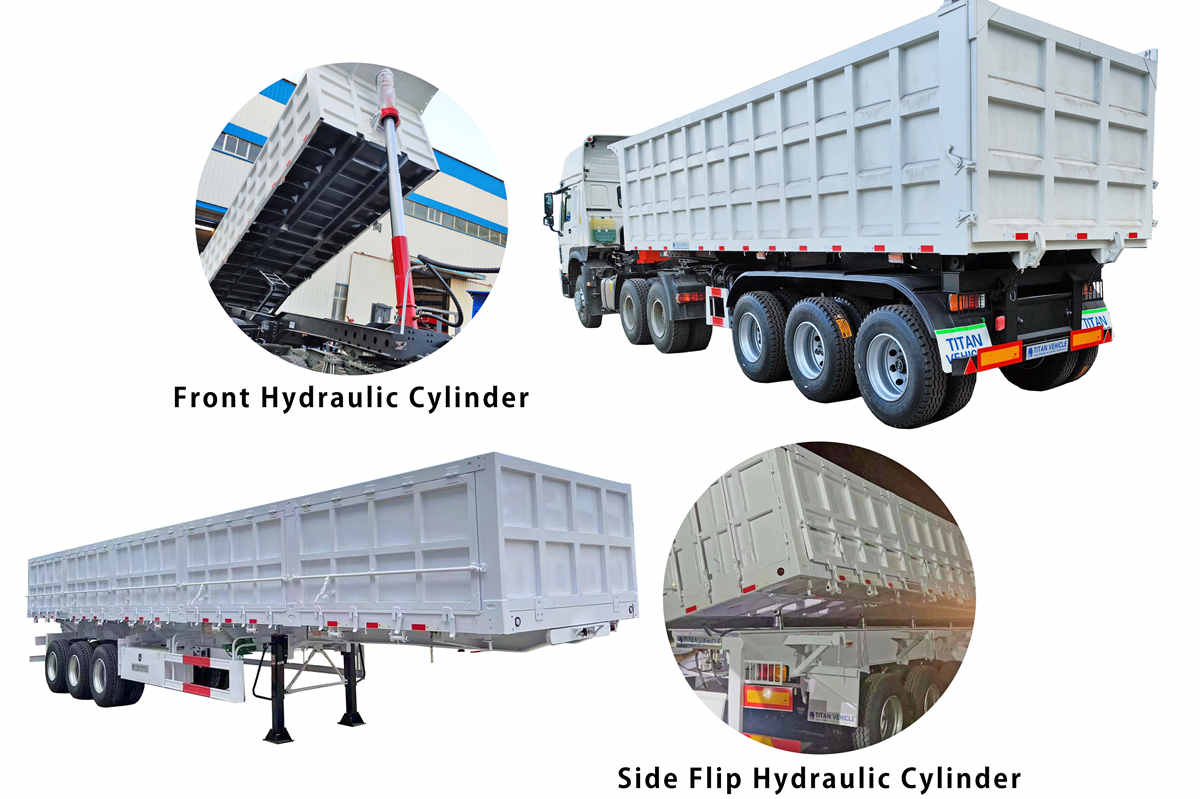 Which Type of Cylinder Is Used for Raising Semi Tipper Trailer?
