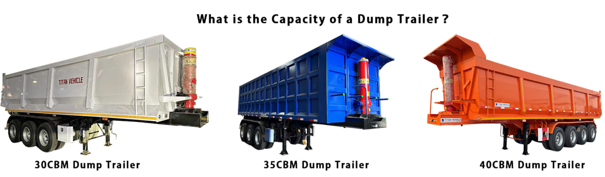 What is the Capacity of a Dump Trailer for Sale
