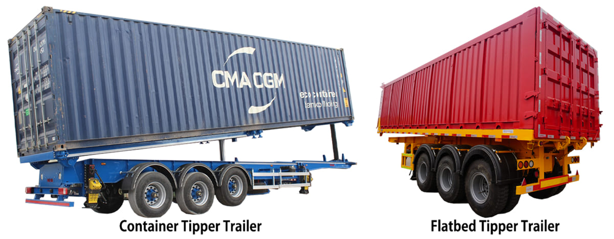 What are the Different Types of Container Tipper Trailers?