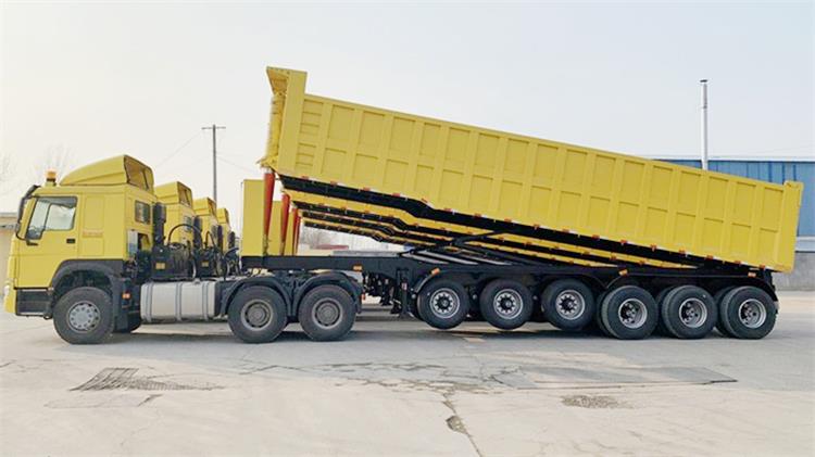 45CBM Tipper Semi Trailer Price In Nigeria | Tipper Tractor Trailer for Sale