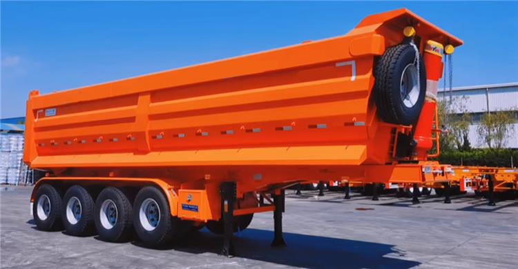 40CBM Semi End Tipper Trailer for Sale In Congo