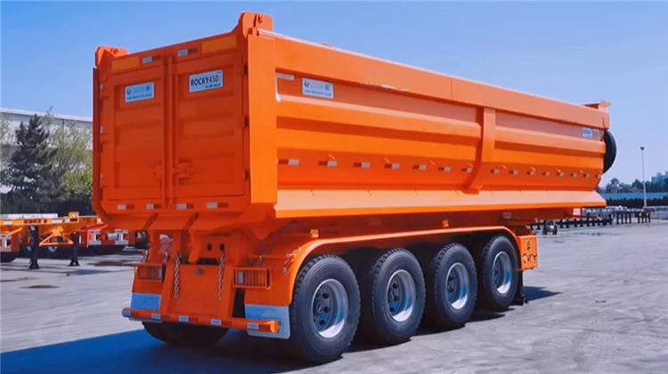 40CBM Semi End Tipper Trailer for Sale In Congo