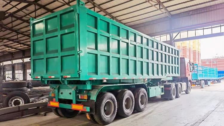 100 Ton Tipper Semi Trailer Price for Sale In Tanzania