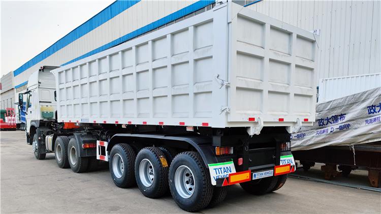 35CBM Rock End Dump Trailer for Sale In Dominica