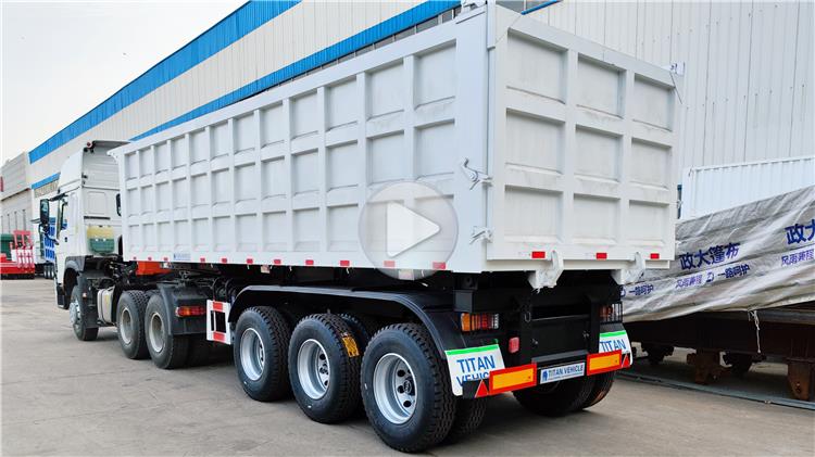 35CBM Rock End Dump Trailer for Sale In Dominica