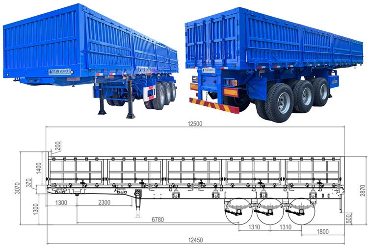 Dropside Side Tipper Semi Trailer for Sale in Zimbabwe | Grain Tipper Trailer