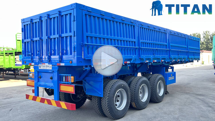 Dropside Side Tipper Semi Trailer for Sale in Zimbabwe | Grain Tipper Trailer