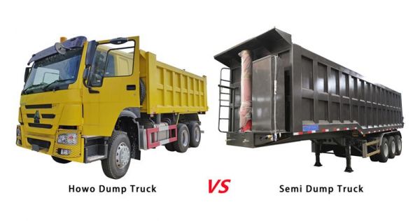 Semi Dump Trailer VS Dump Truck - What Are The Different Types of Semi Dump Trailer